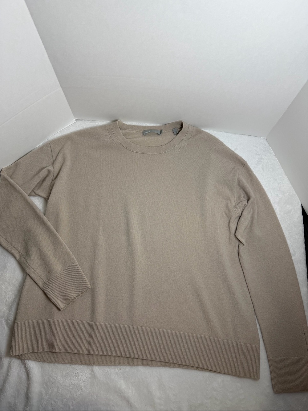 Vince Cashmere Crewneck Sweater Size L - Picture 14 of 14